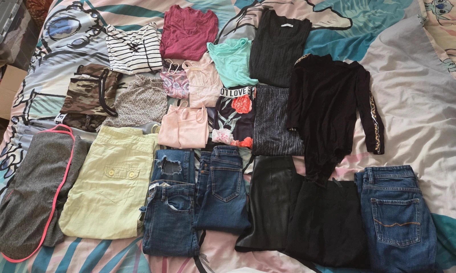 💜Lots 19 vêtements femme XS à M